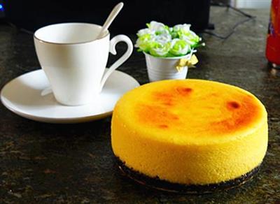 Delicious afternoon tea - durian cheesecake