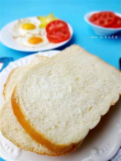 Cream and salt toast