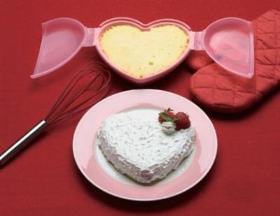 pastel en forma de corazón