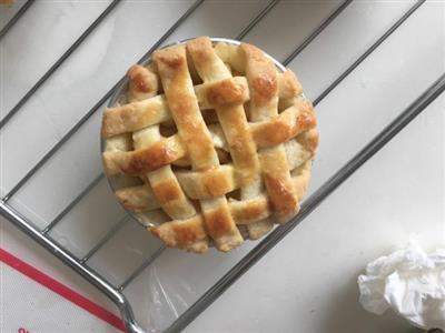 Mini tarta de manzana