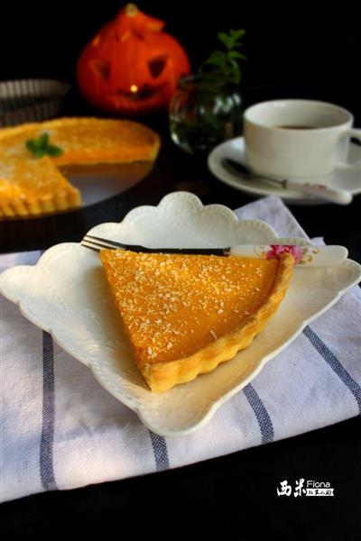 Crema queso calabaza tarta