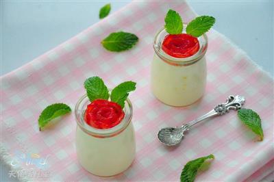 Huevo leche pudding