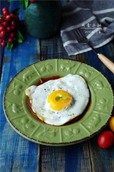 Steak and eggs