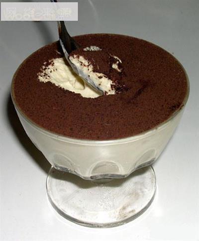 The delicious tiramisu