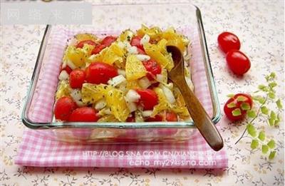 Small tomato salad